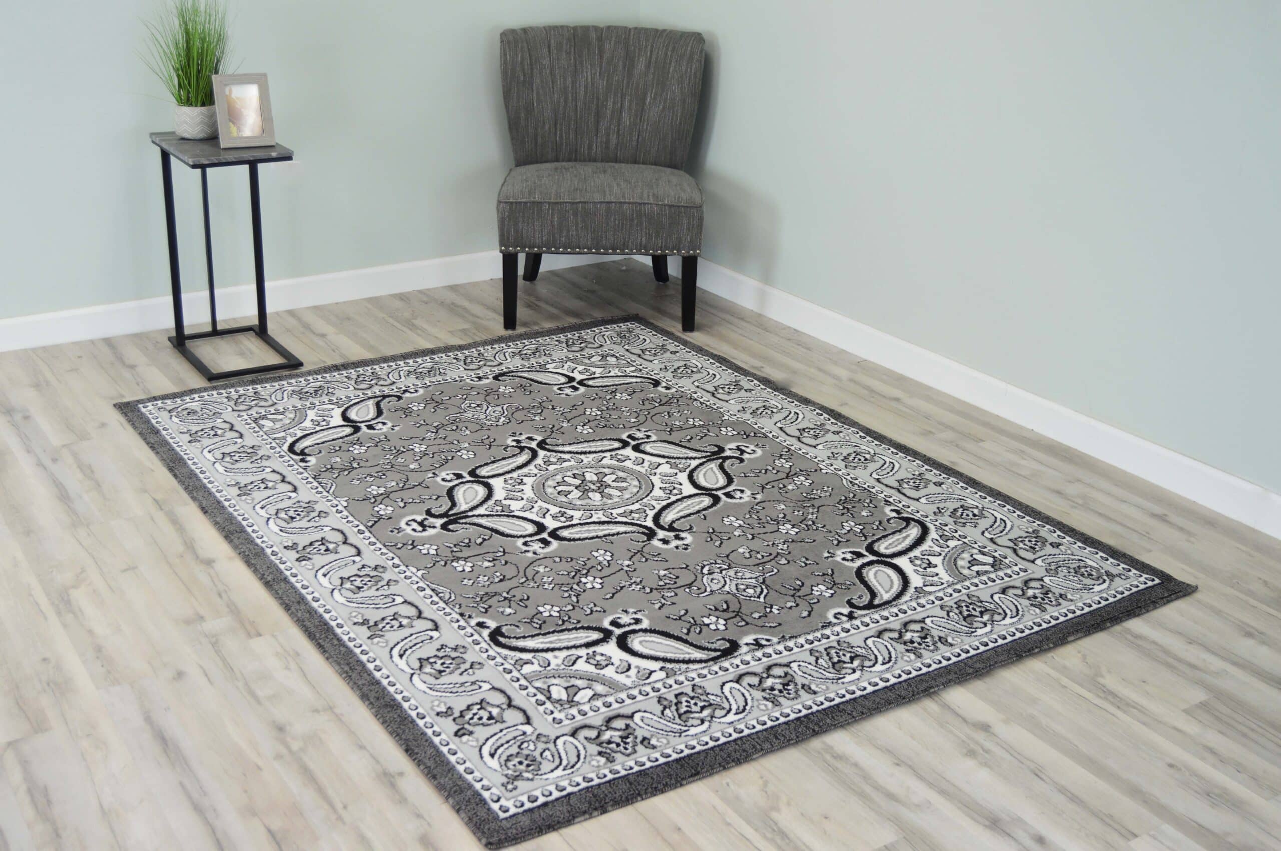 1101 GREY - 5x7 – United Rugs