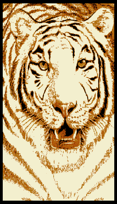 White Tiger 5x8